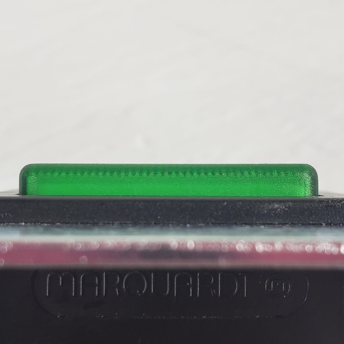 MARQUARDT 1660 16(4)250~T85/55 Green Push Button and Aluminum Face Plate