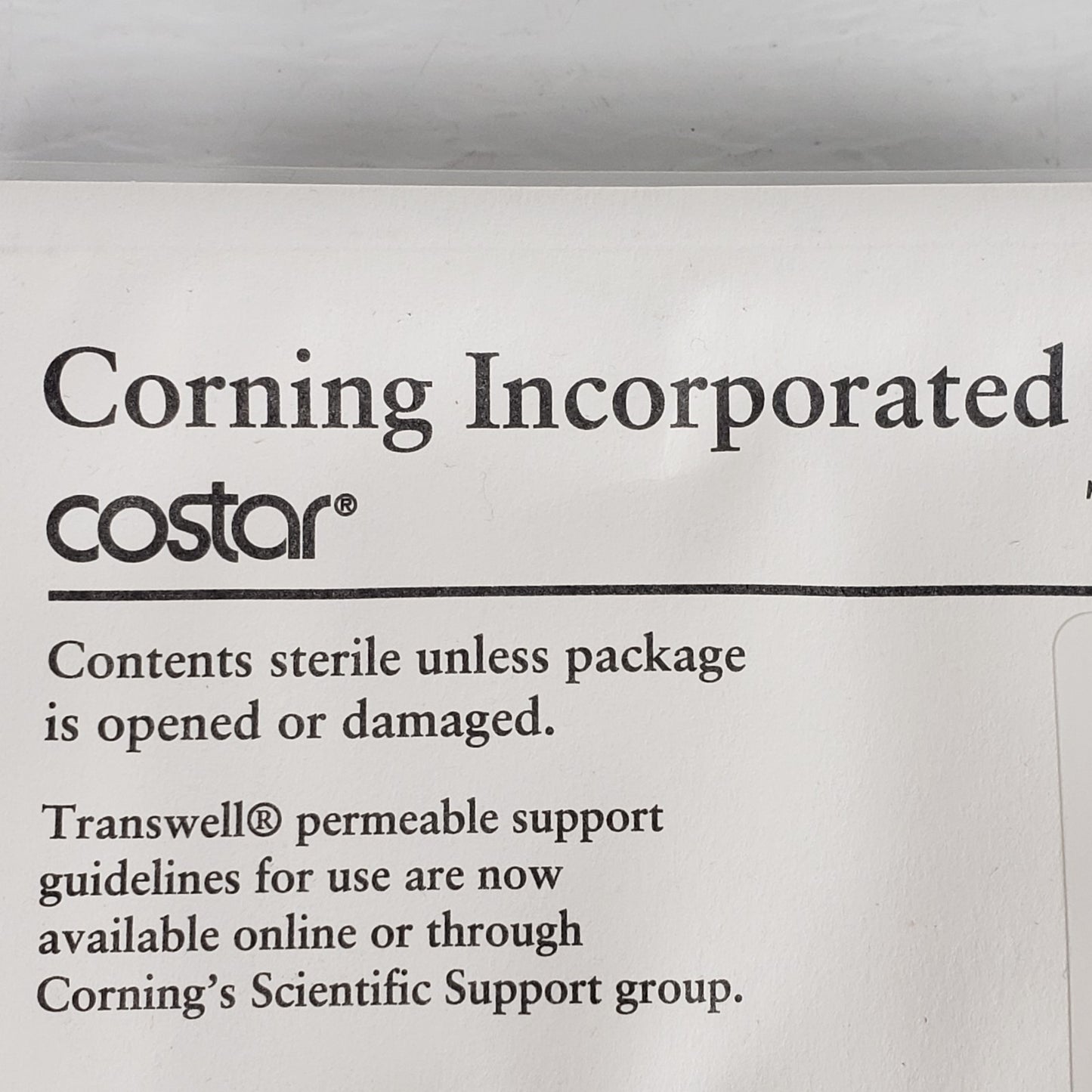 CORNING 3407 Four 6-Pack 12mm Diameter Inserts, 0.4μm Pore Size, Polycarbonate