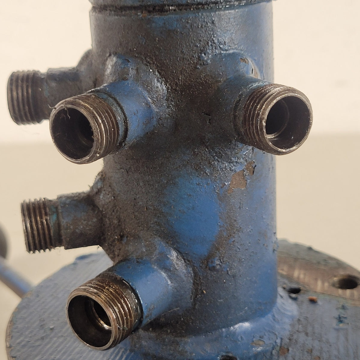 Hydraulic 3-Position 5-Port Selector Diverter Valve Manual Lever Untested
