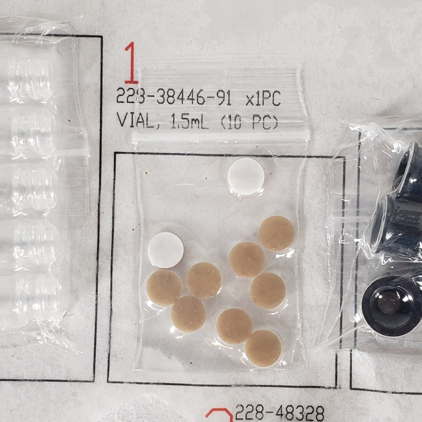 Incomplete Shimadzu 460-18205 Rev A Universal Accessory Kit SIL-20 Missing Parts
