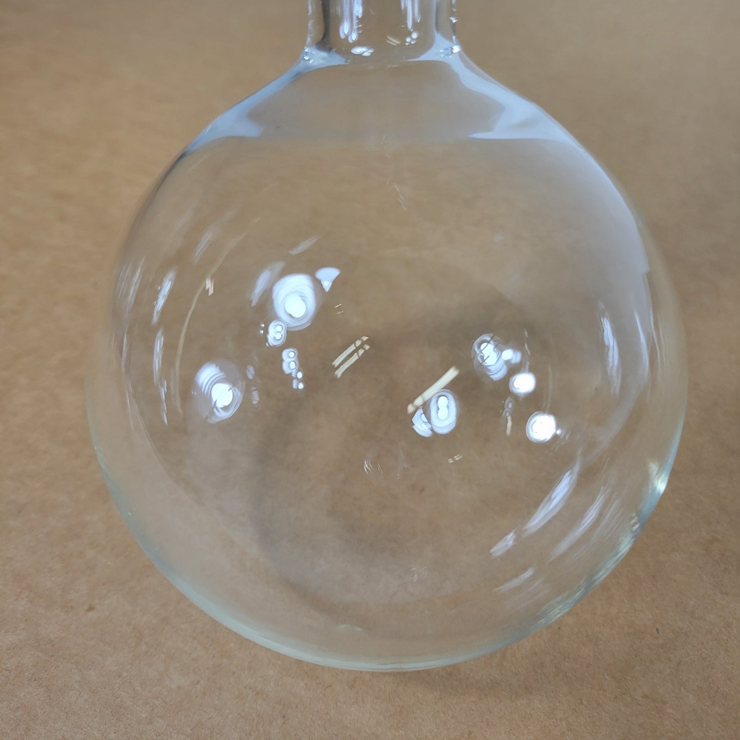 Ace Glass 7814-08 500mL Round Bottom Flask 3/8" OD Cajon Side Arm #15 Threads