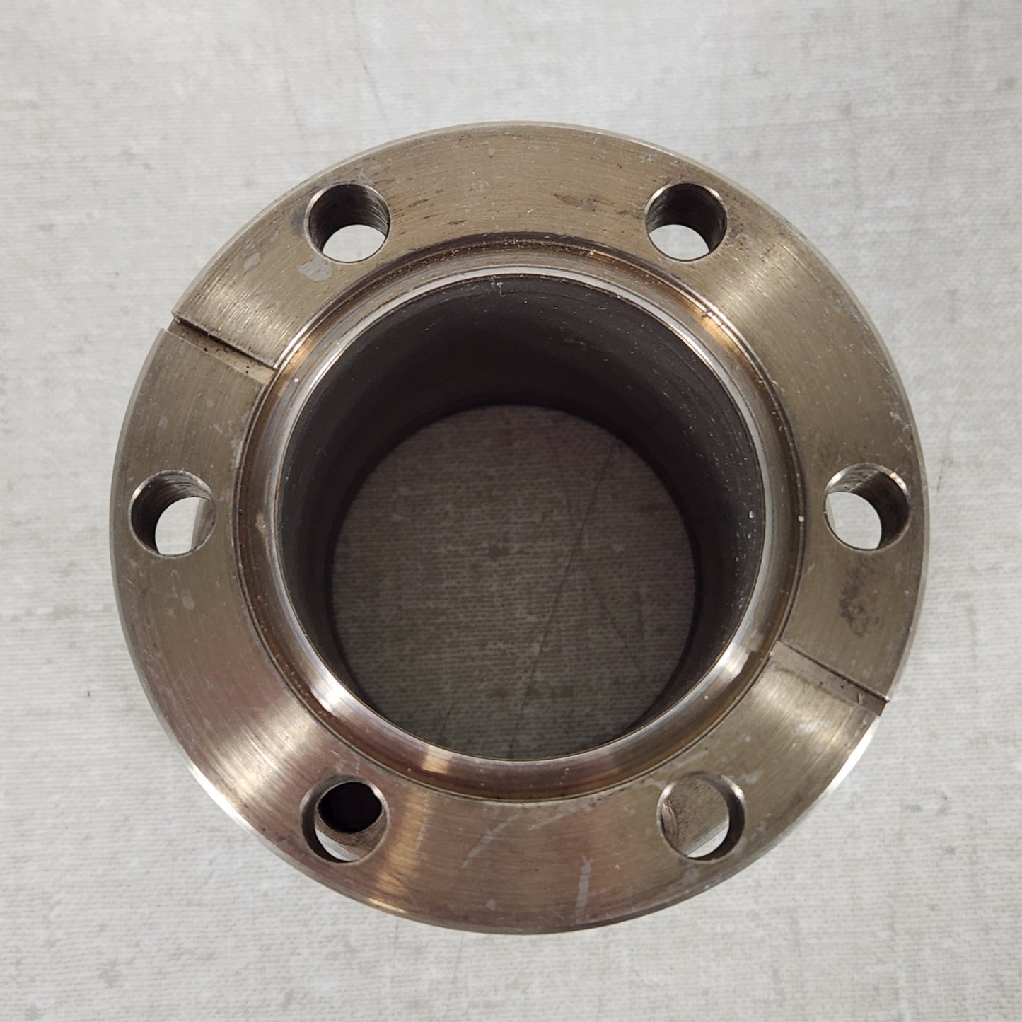 DN35CF 2.75" ConFlat UHV Straight Nipple 2-3/8" OAL 1 Rotatable 1 Fixed Vacuum