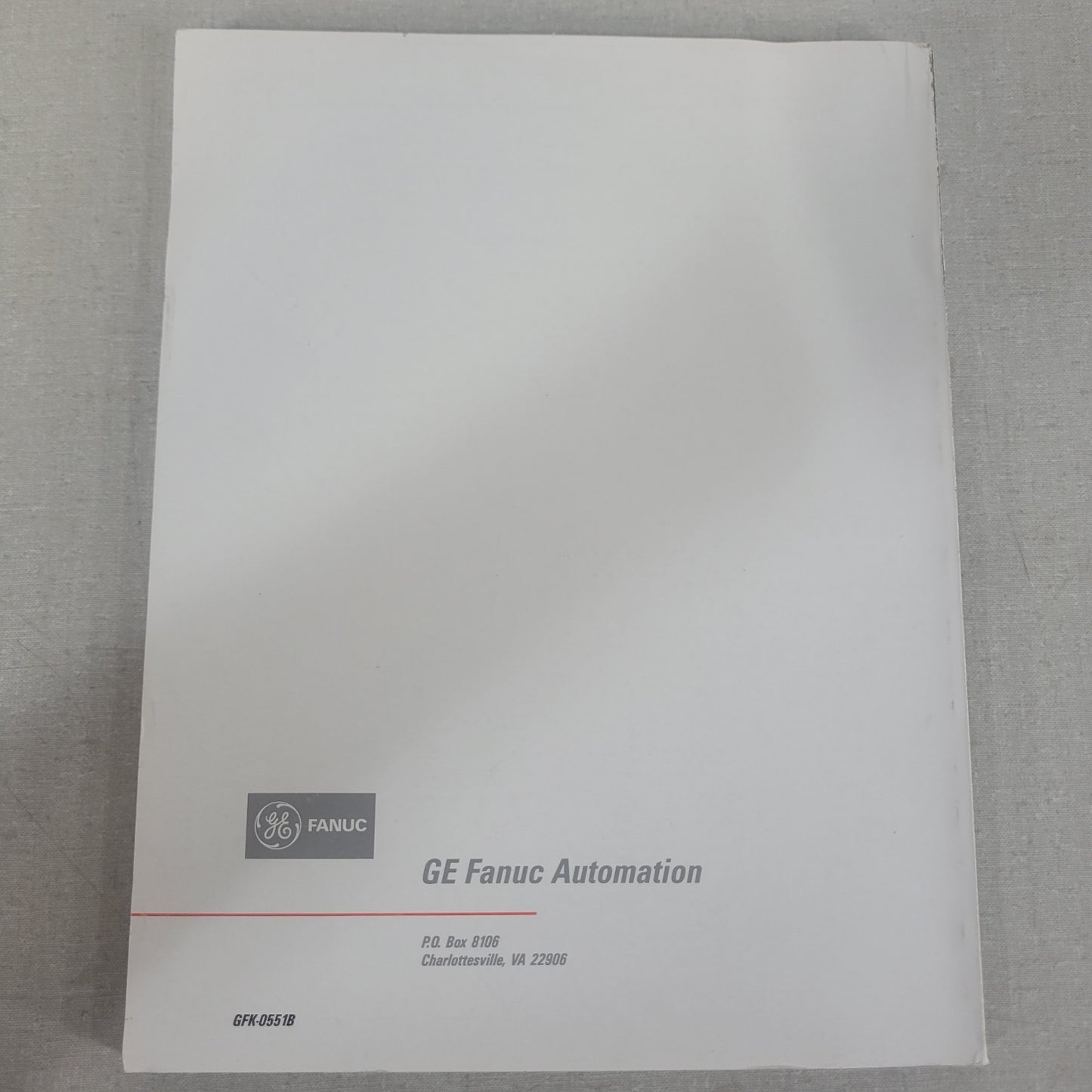 GE Fanuc GEK-90486D-2 Genius I/O Discrete Analog Blocks PLC User Manual