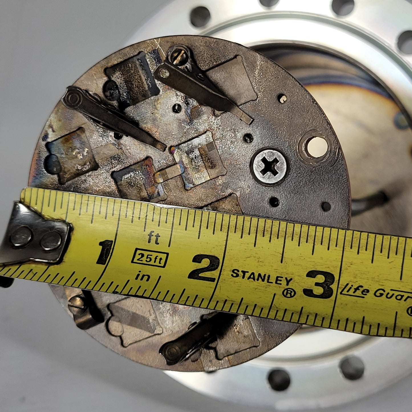 DN100CF Water-Cooled Copper Wafer Chuck UHV Thin Film Deposition Stage High Vac