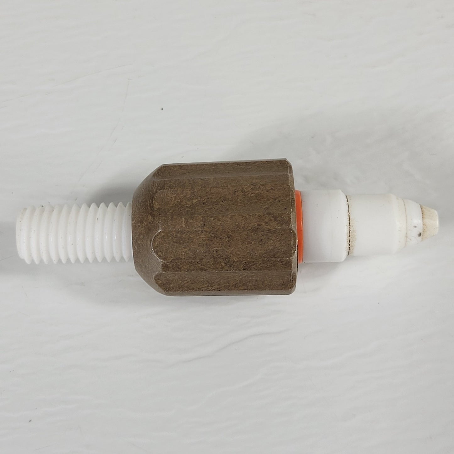 CHEMGLASS PTFE 0-12mm High Vacuum Valve Plugs for Vacuum Systems, Orange & Brown