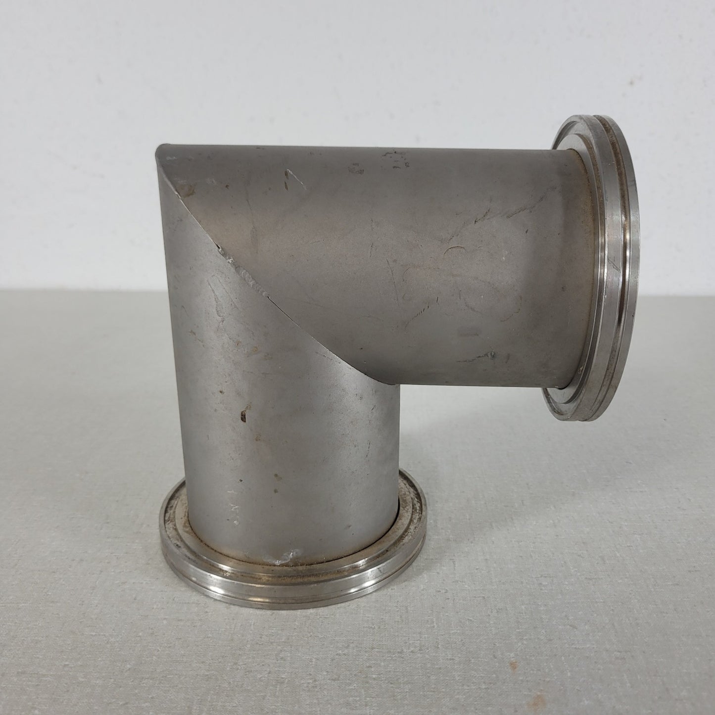 ISO-100K Right Angle Compact Elbow UHV Vacuum Fitting Stainless Steel ISO K 100