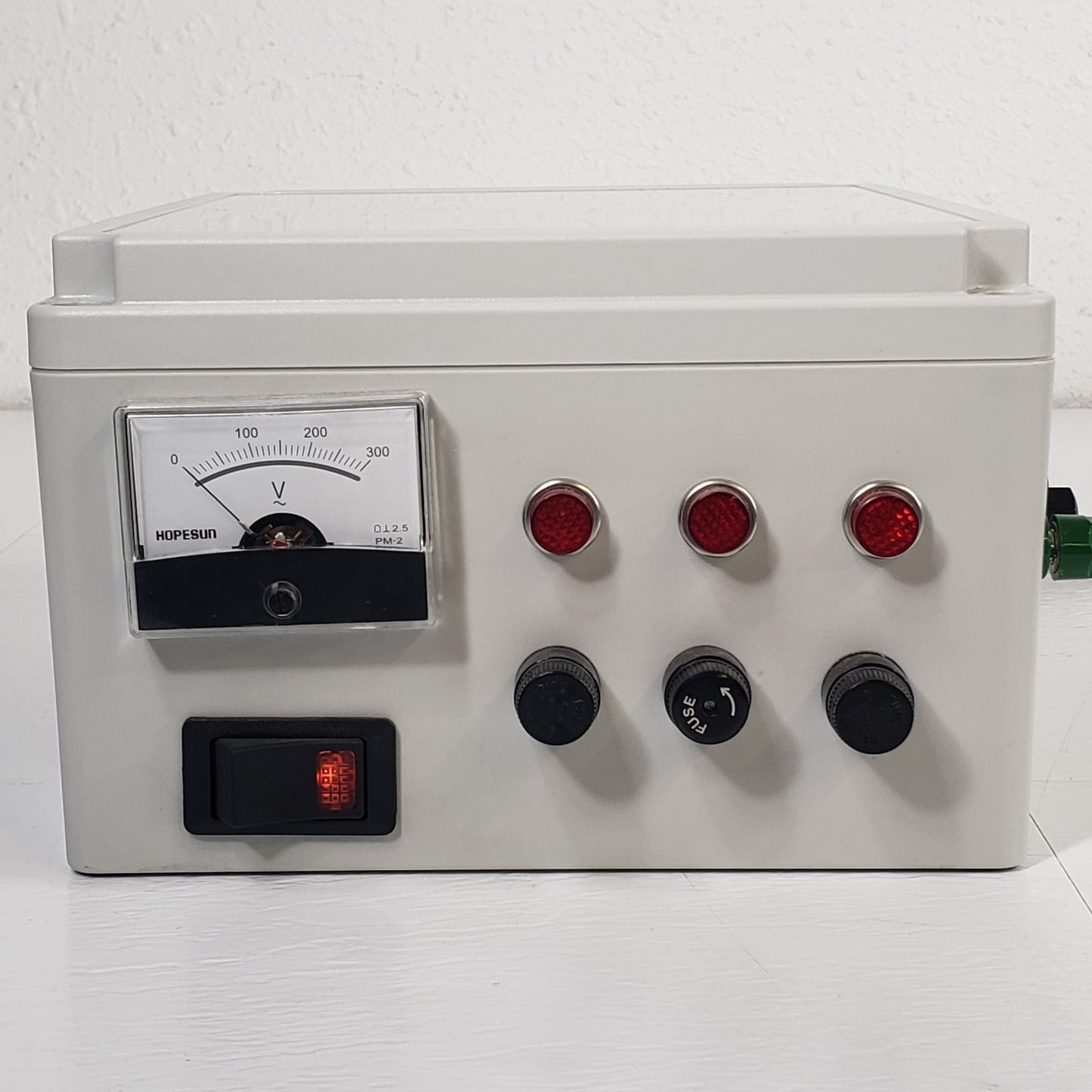 Custom Digital Ammeter Current Measurement Test Box w Schneider LC1D18 Contactor