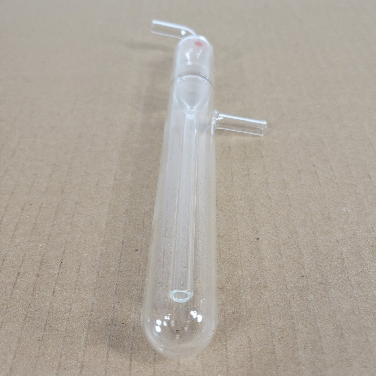 Ace Glass 8761-10 40mL Mineral Oil Bubbler w/8mm OD 90º Angle Tube Connection