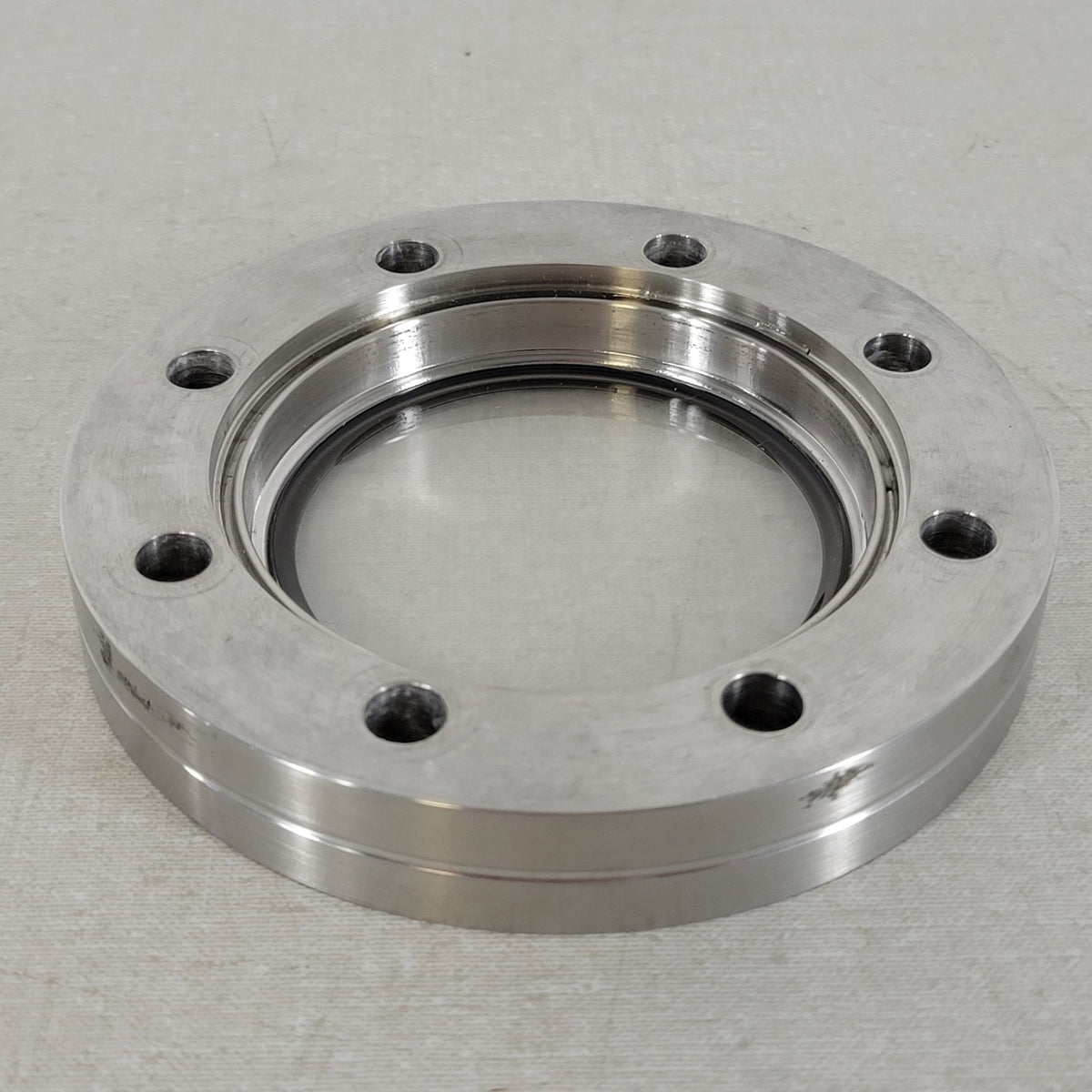 *HAZY* UHV Quartz Viewport 4.5" CF DN63CF ConFlat Stainless Vacuum Flange Ground