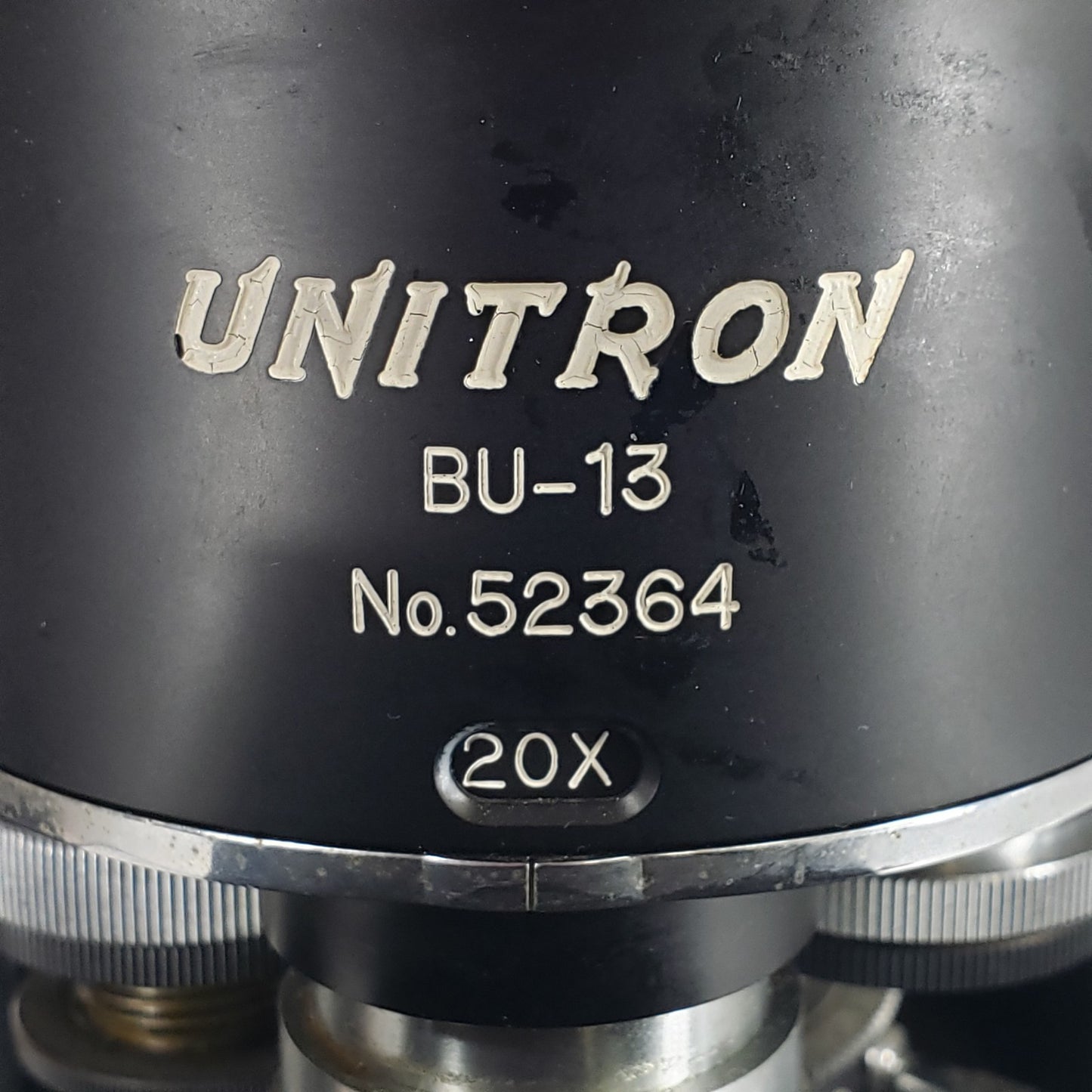 TESTED Vintage Unitron BU-13 Inverted Microscope BI-2272 10x-100x Objectives