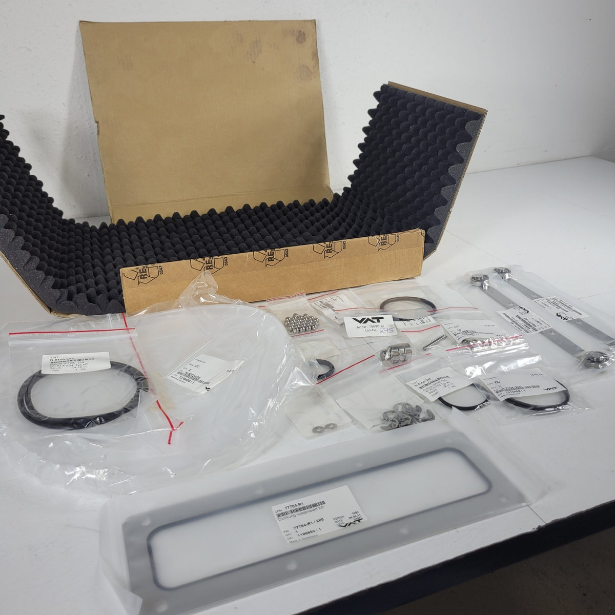 VAT 419088 DN200 Series 14 High Vacuum Gate Valve Spare Parts Kit NEW