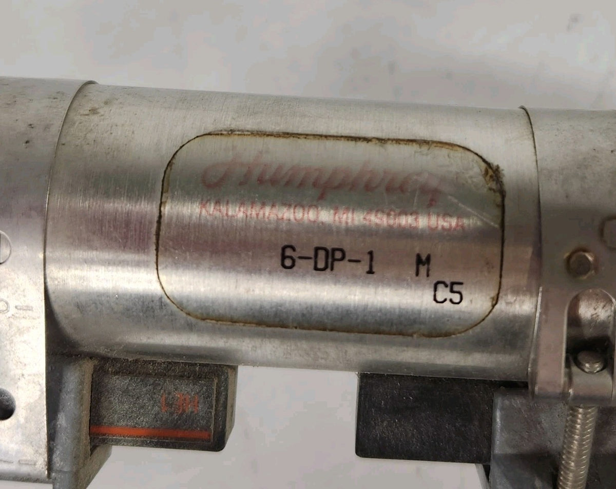 Humphrey 6-DP-1 KF50 Pneumatic Vacuum Linear Feedthrough Assembly 1" Stroke