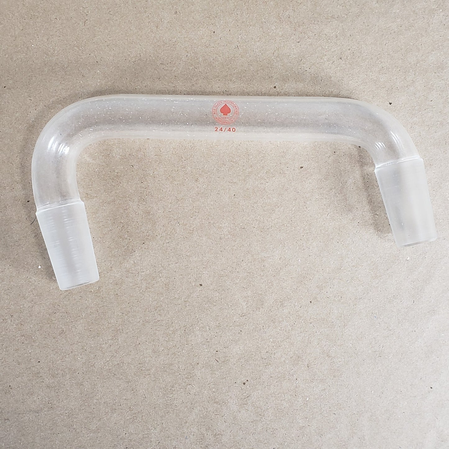 Lot Of 3 Ace Glass Inc 5040-10/5238-03/5125-10 Side-Arm/U/Y-Adapters 24/40 Joint