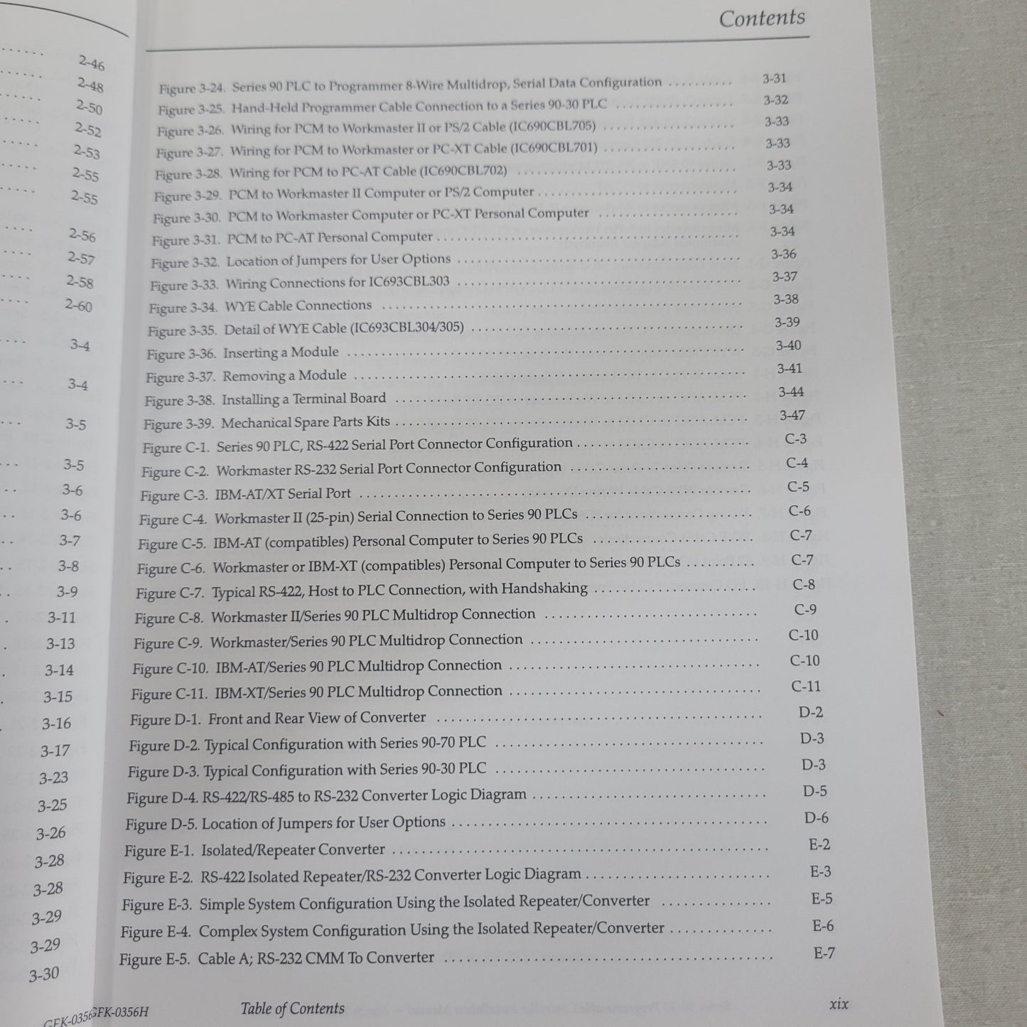 GE Fanuc GFK-0356H Series 90-30 Programmable Controller PLC Installation Manual
