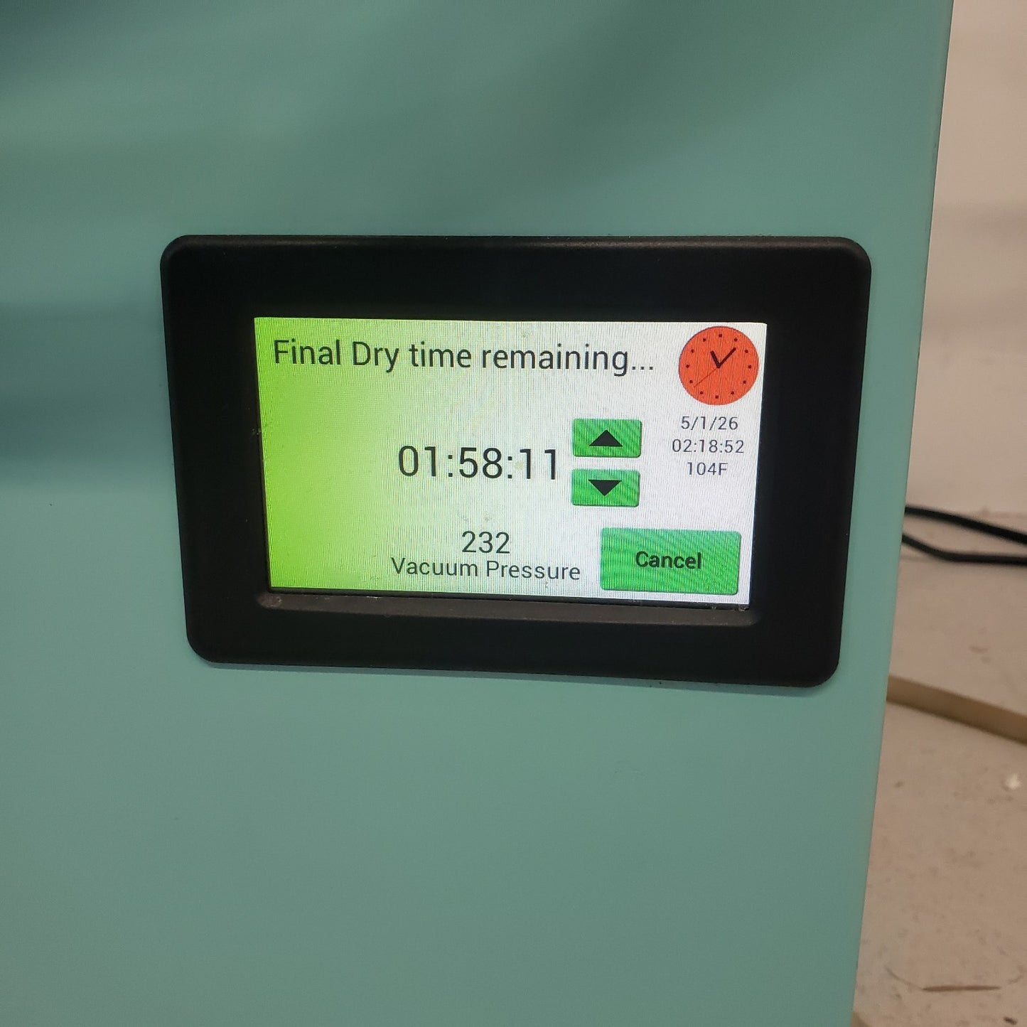 Tested Working Harvest Right HR3000-AL Lab Lyophilizer Vacuum Freeze Dryer 120V