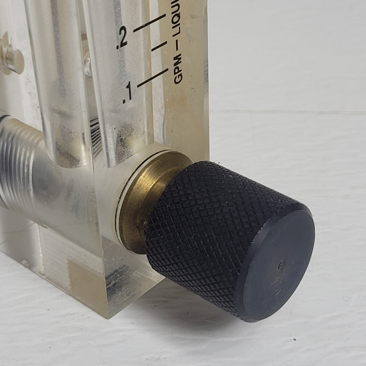King Instrument 0.1-1.0 GPM Liquid Flow Meter Rotameter w/ Control Valve