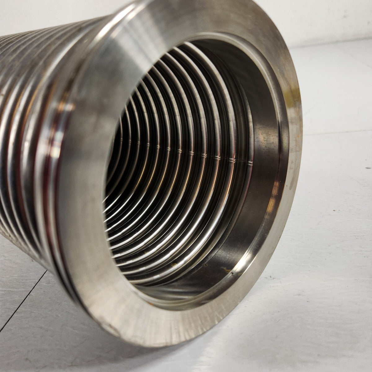 38.5" Long ISO-K100 DN100 K 4" Flexible Metal Vacuum Bellows Hose ISO Flanges