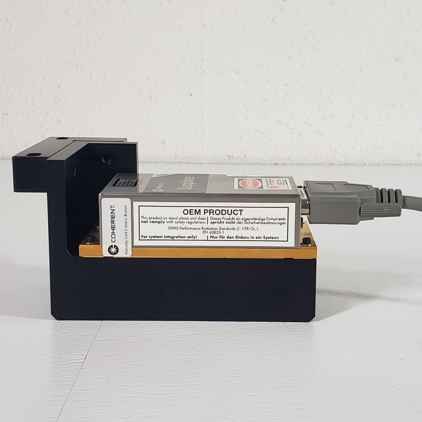 TESTED Coherent Sapphire 488-50 CW 488nm 50mW Laser w/ PSU Controller 9726