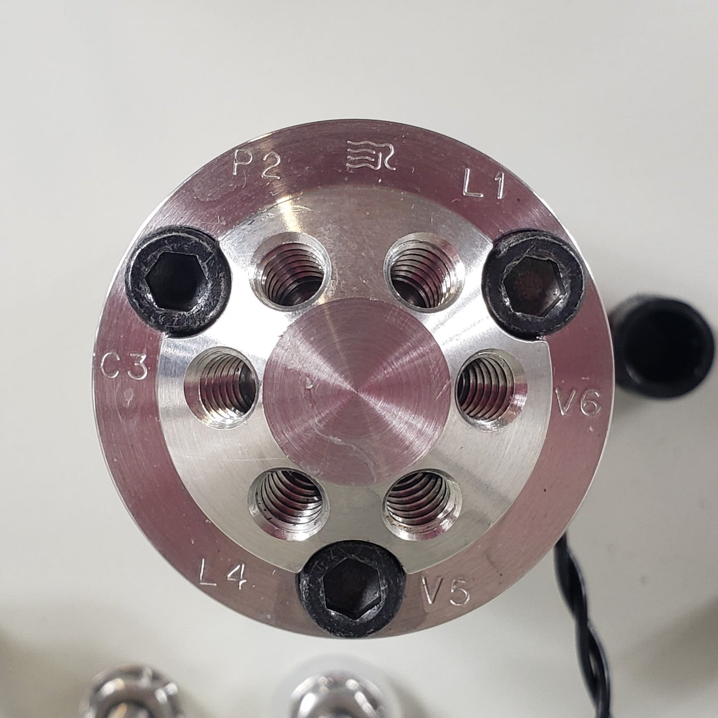 Rheodyne 7725i 6-Port Manual HPLC Sample Injector Valve w/ Position Switch