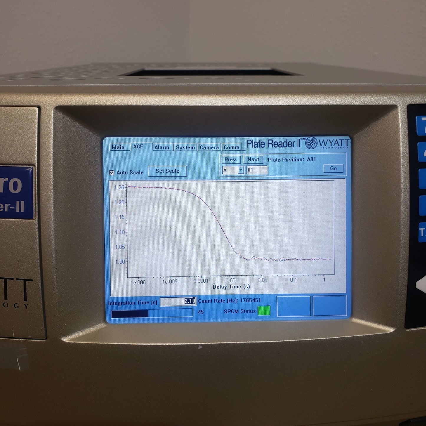 TESTED w/ VIDEO Wyatt WPR2-05 DynaPro PlateReader II DLS Particle Size Analyzer