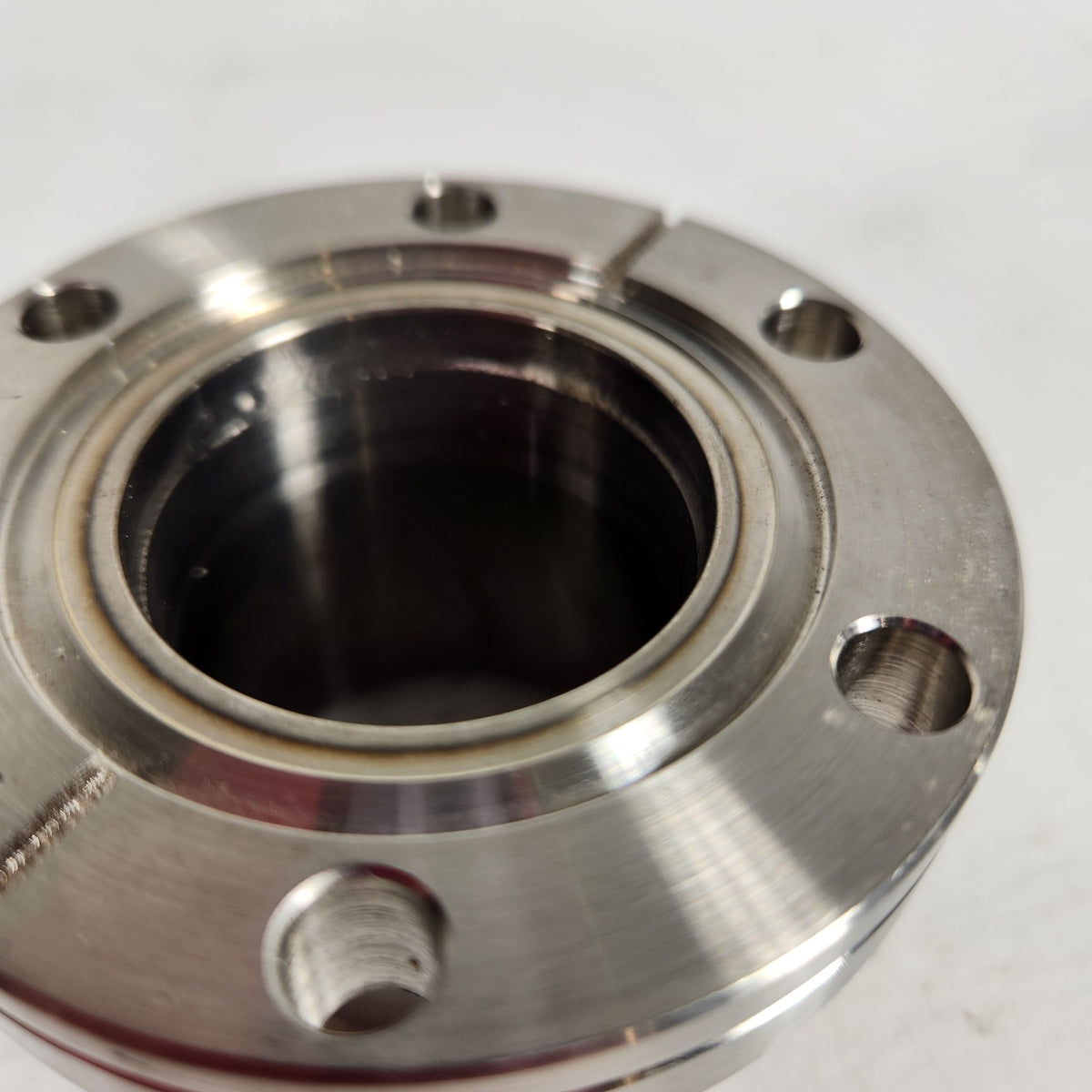 CF35 2.75" ConFlat to KF40 NW40 Stainless Steel Vacuum Adapter 1.8" Long