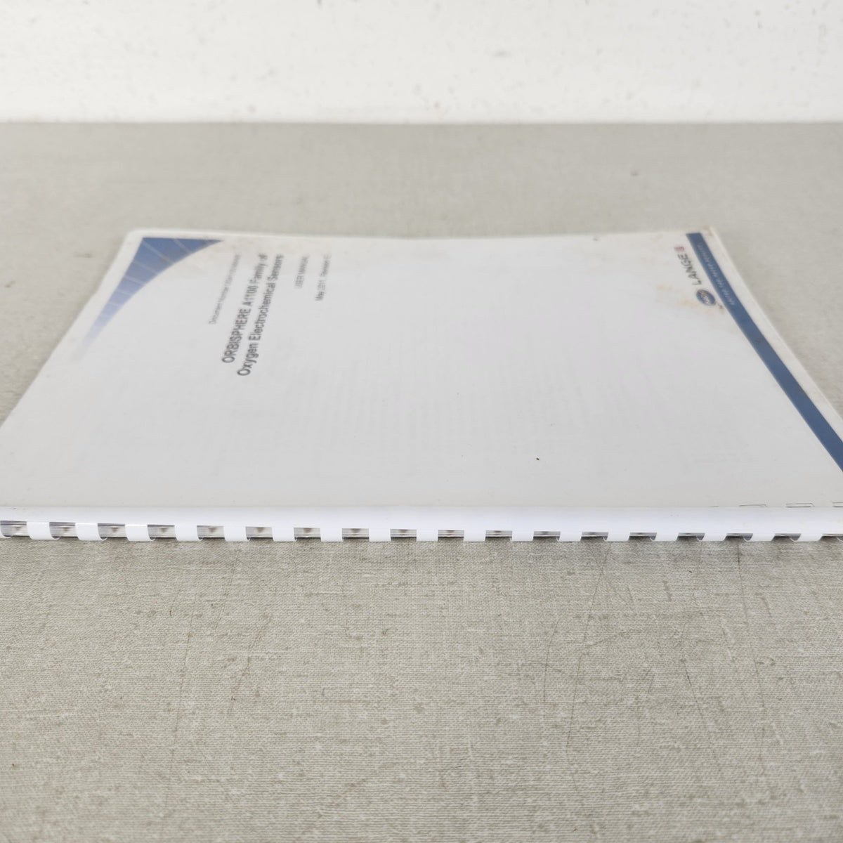 4x Hach Lange ORBISPHERE 3650 A1100 Manuals Calibration Tables Guides