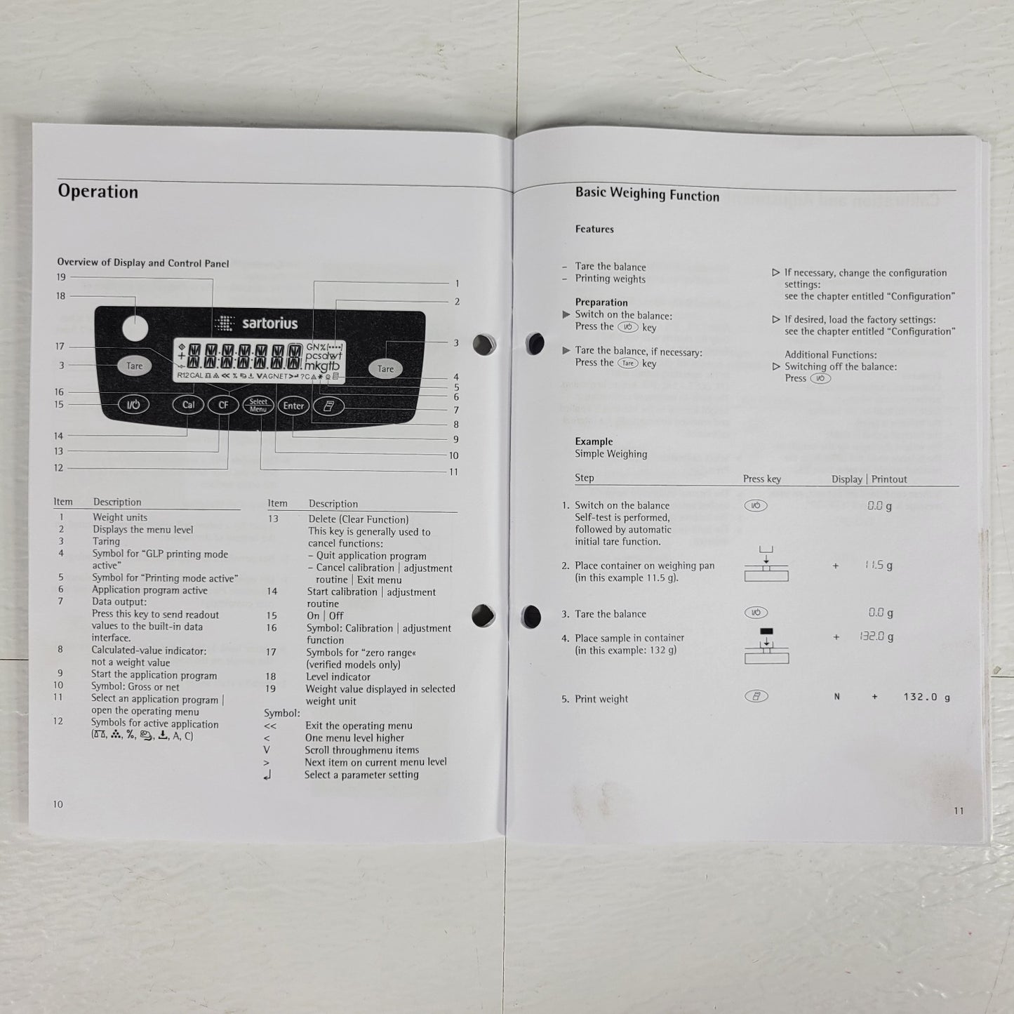 Sartorius Entris 98648-019-79 Laboratory Balance Operating Manual OEM