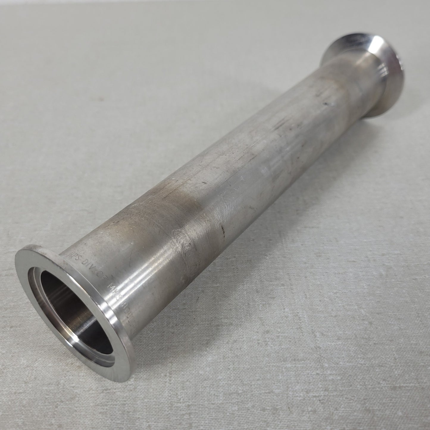 MKS KF40 NW40 QF40 9" Full Nipple Straight Tube High Vacuum Stainless Steel