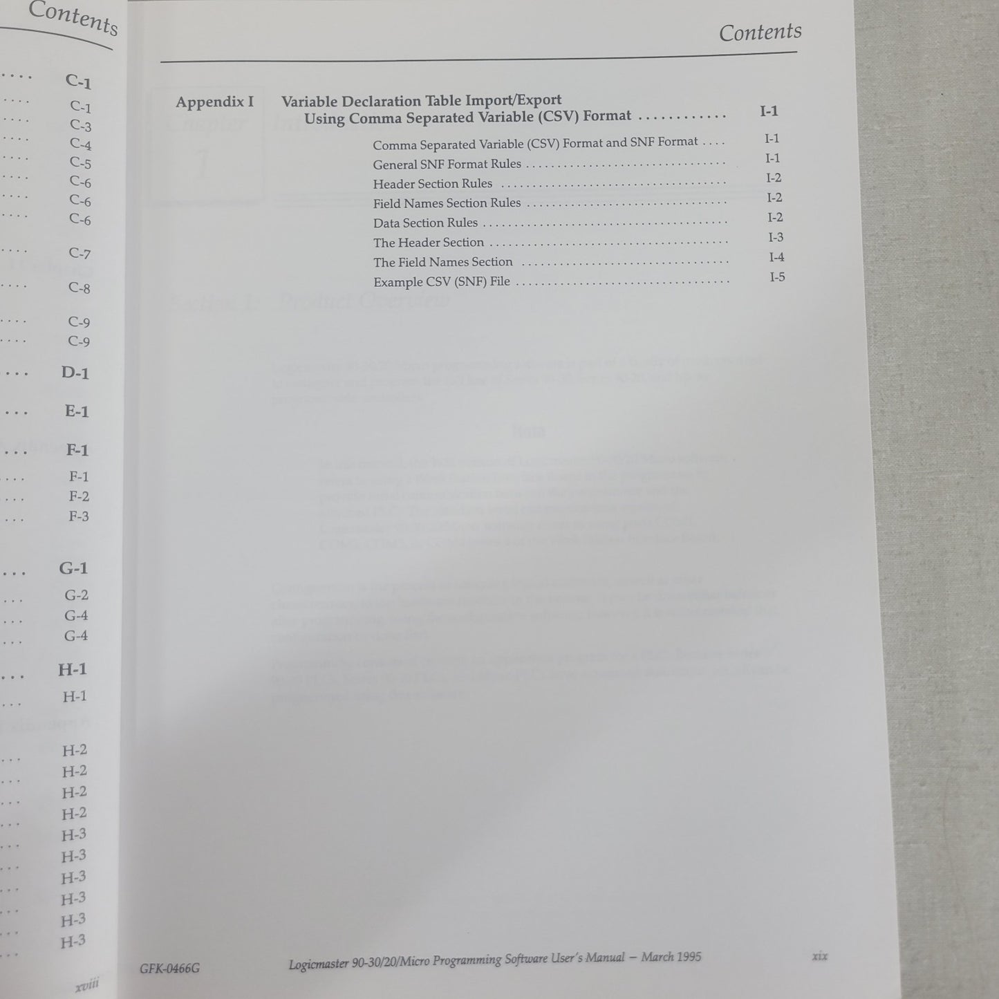 GE Fanuc GFK-0466G Logicmaster 90 Series 90-30/20/Micro Programming User Manual
