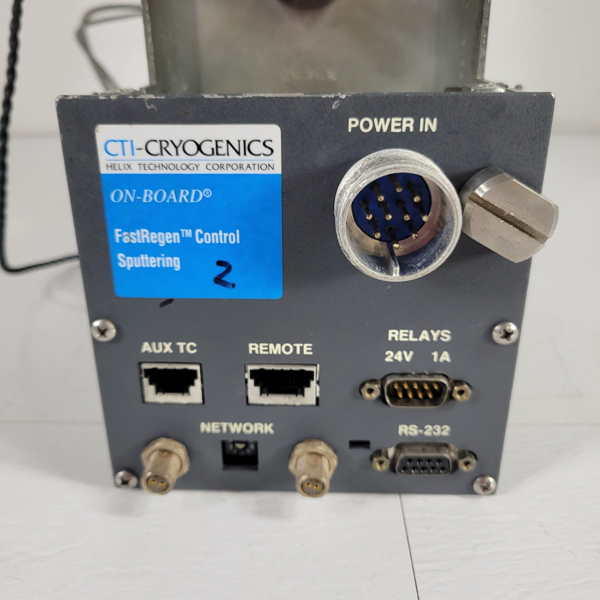 CTI Cryogenics On-Board 8F Cryopump FastRegen Control Sputtering 8112889G001