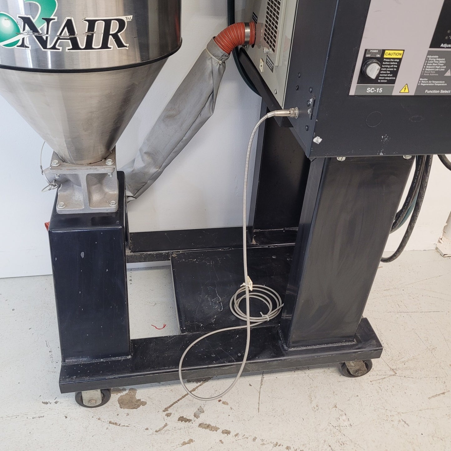 FOR PARTS Conair Franklin SC-15 Portable Carousel Desiccant Resin Material Dryer