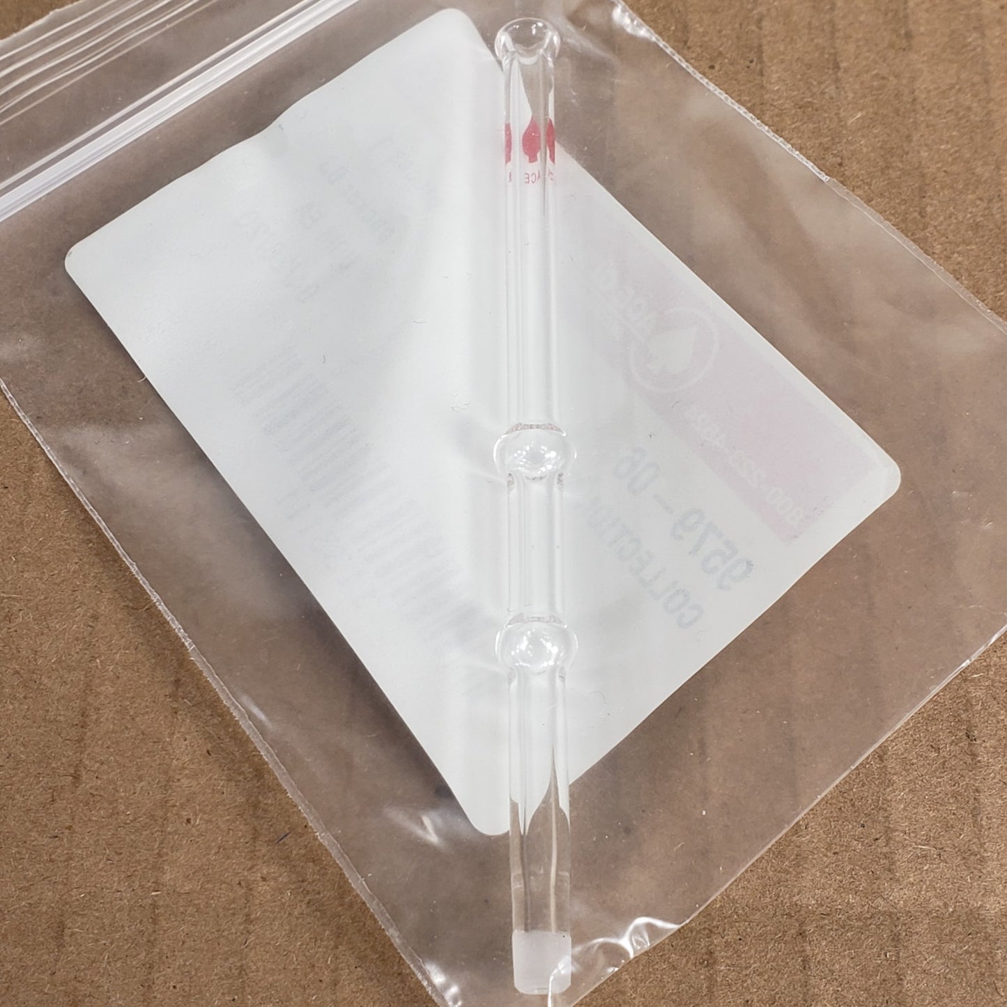 Lot Of 6 Ace Glass 97579-06 Collection Tubes 5/5M Outer Joints 0.1mL Tranfer