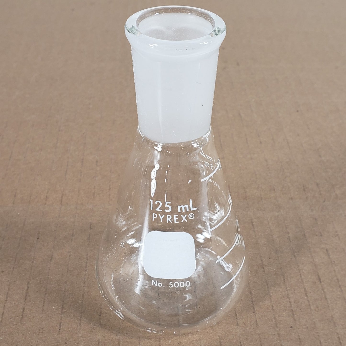 Lot of 7 Chemglass/Pyrex CG-1542-03/06/07 5000-250/125 CN-24/40 Erlenmeyer Flask