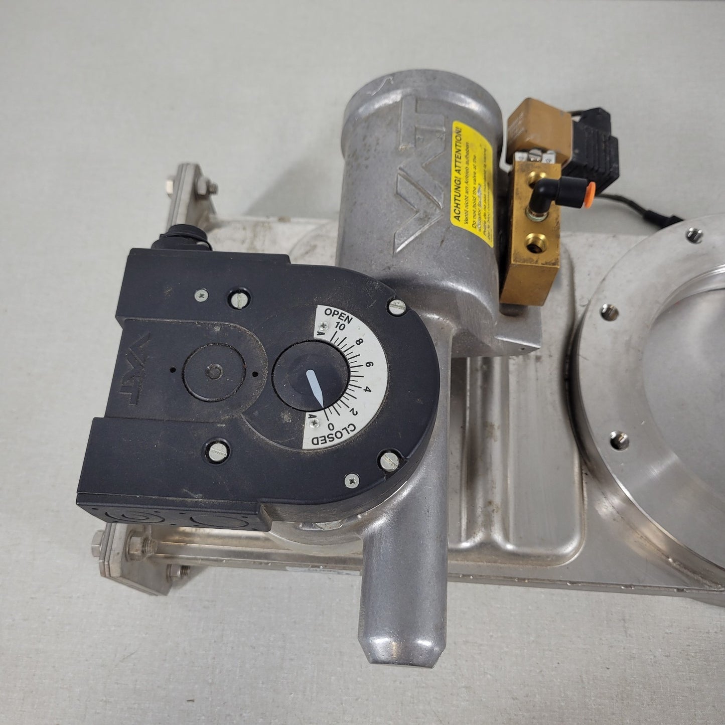 TESTED VAT F14-100180 DN160 ISO-F 6in Pneumatic SS High Vacuum Gate Valve ISO160