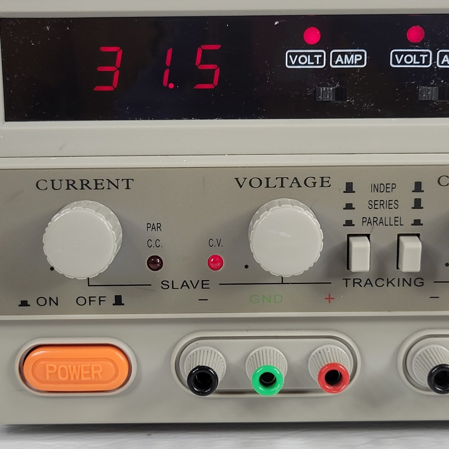 TESTED RSR HY3002-3 Triple Output Linear DC Power Supply 2x 0-30V 2A 5V3A GradeA
