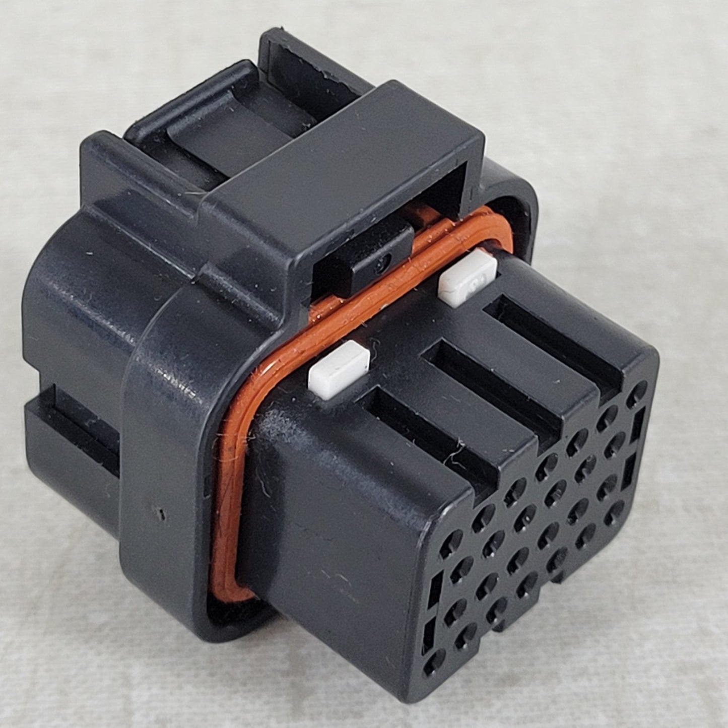 TE Connectivity AMP 3-1437290-7 26-Position 3.00mm Plug Housing Connector Black