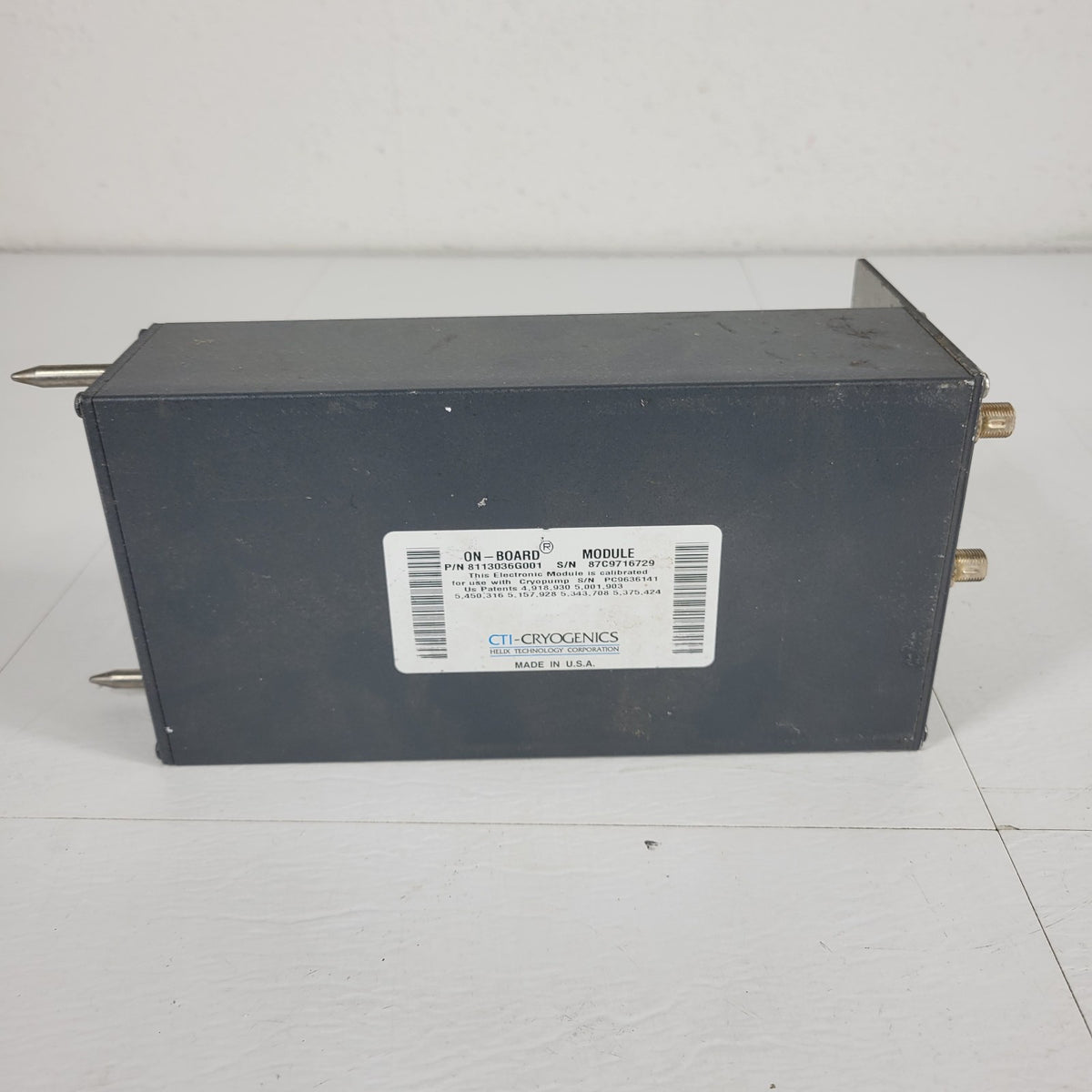 CTI Cryogenics 8113036G001 On-Board FastRegen Sputtering Control Module w/ Panel