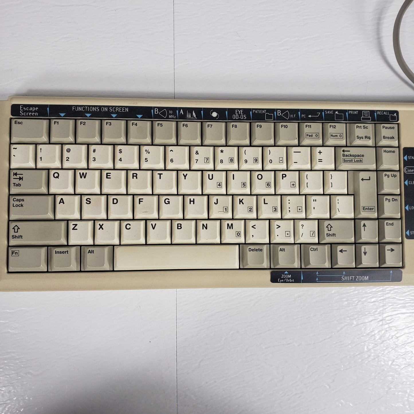 CHERRY ML4400 G84 Compact Keyboard w/ Integrated Trackball Mouse 83-Key