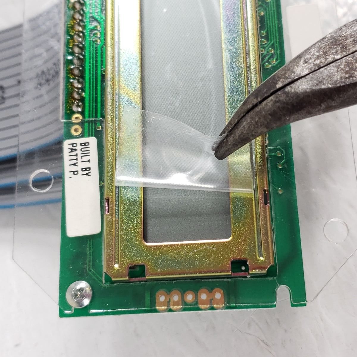 Zebra 30244M XI Series LCD Display Module PCB Assembly w/ Ribbon Cable