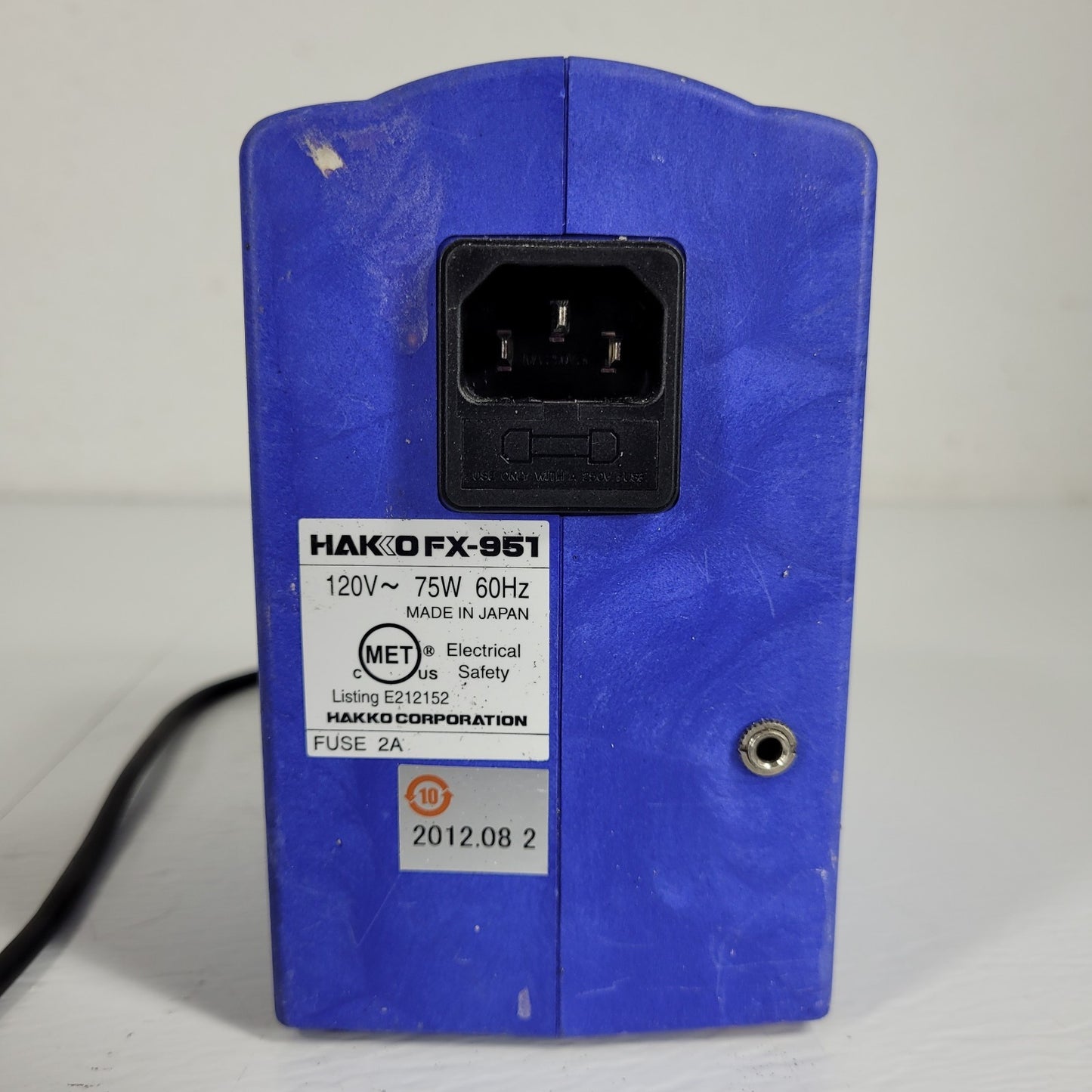 Hakko FX-951 Soldering Station FM-2027 Iron 599B Tip Cleaner Cables Tested