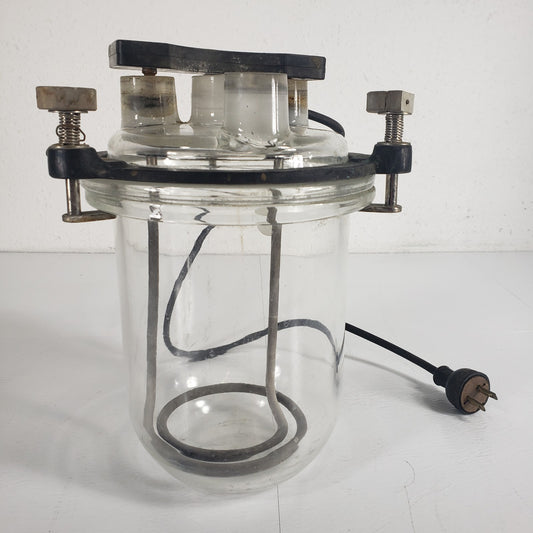 PYREX 6947-2L 2000mL 4-Neck Resin Reaction Kettle w/ Heater Clamp