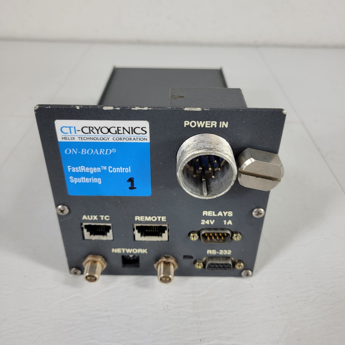 CTI Cryogenics 8113036G001 On-Board FastRegen Sputtering Control Module w/ Panel