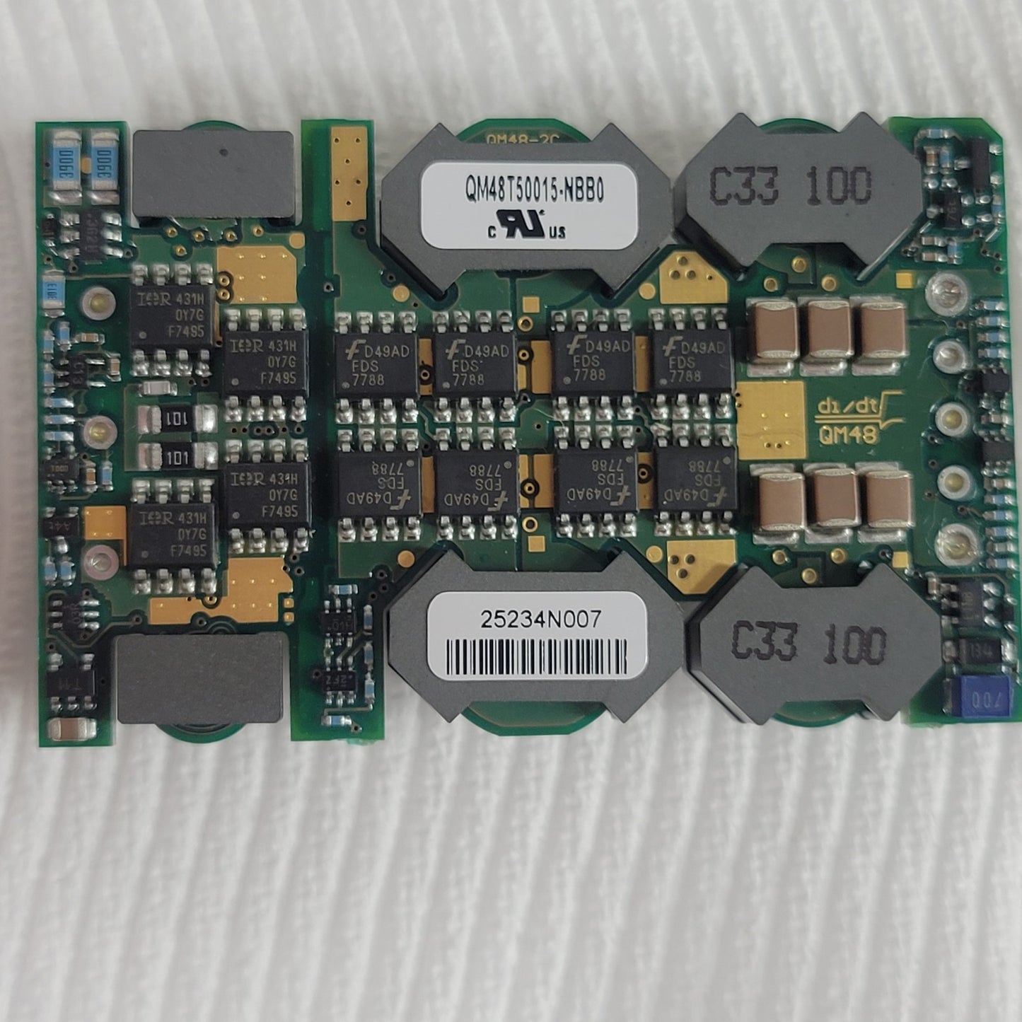 Bel Power QM48T50015-NBB0 DC-DC Converter 48V In 1.5V 50A 75W Quarter Brick