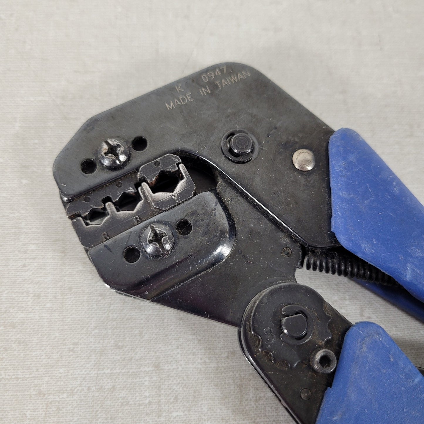 Tyco Electronics K0947 Pro-Crimper Ratcheting Crimp Tool .105 .128 .151 Hex Die