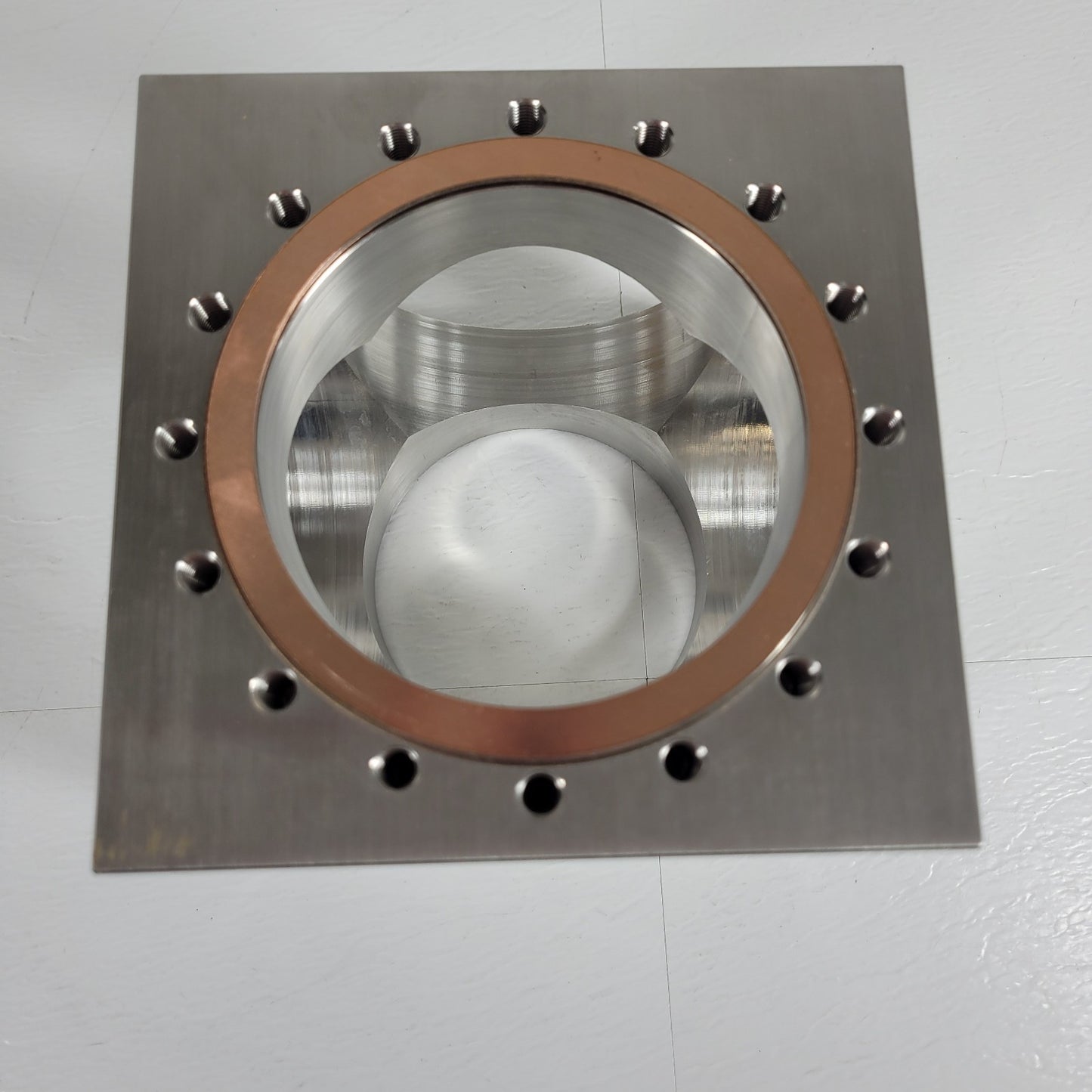 READ** Conflat UHV 6-Way Cube 6" Flange Ultra High Vacuum Chamber 304SS DN100CF