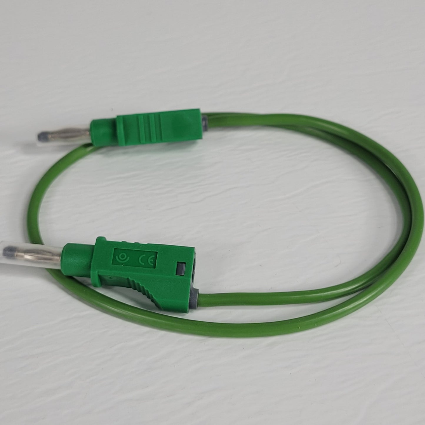 Stäubli Multi-Contact XZG425/SIL Green 4mm Stackable Banana Test Lead Cable