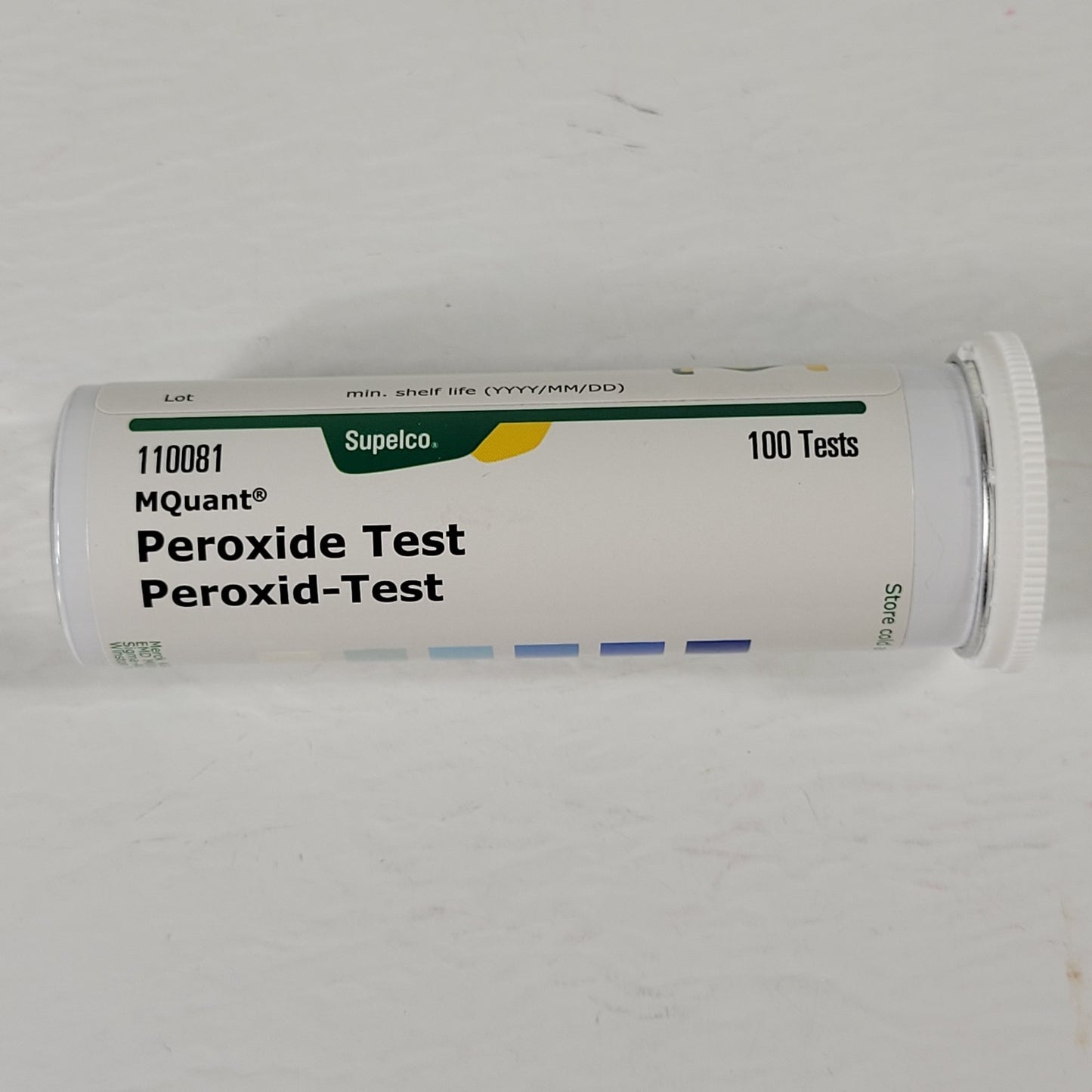SUPELCO 1.10081.0001 MQuant Peroxide Test ~100 Tests Original Container & Manual