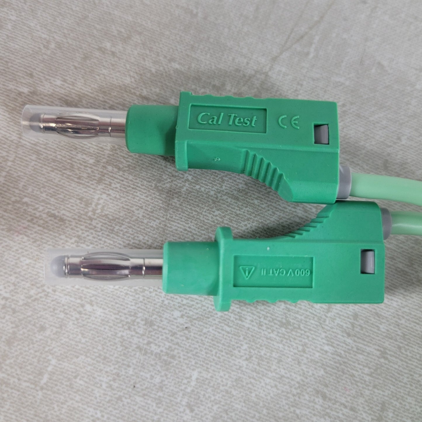 Cal Test Multi-Contact XZG425/SIL Green 4mm Stackable Banana Test Lead Cable