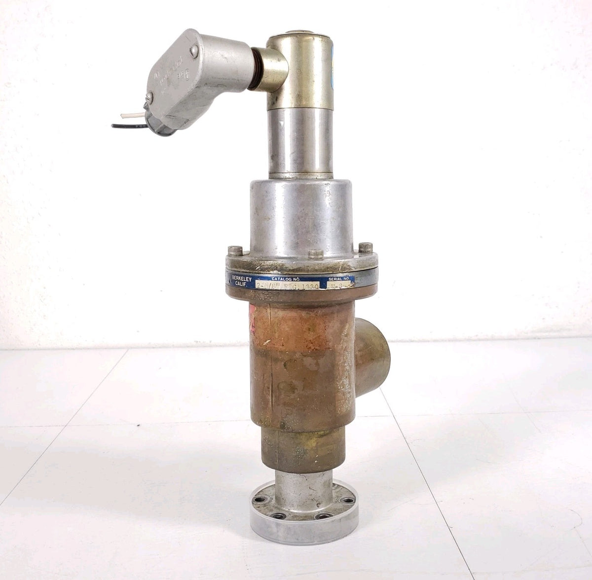 Airco Temescal 1330 Pneumatic High Vacuum Valve 2.75" DN35CF w/ Solenoid