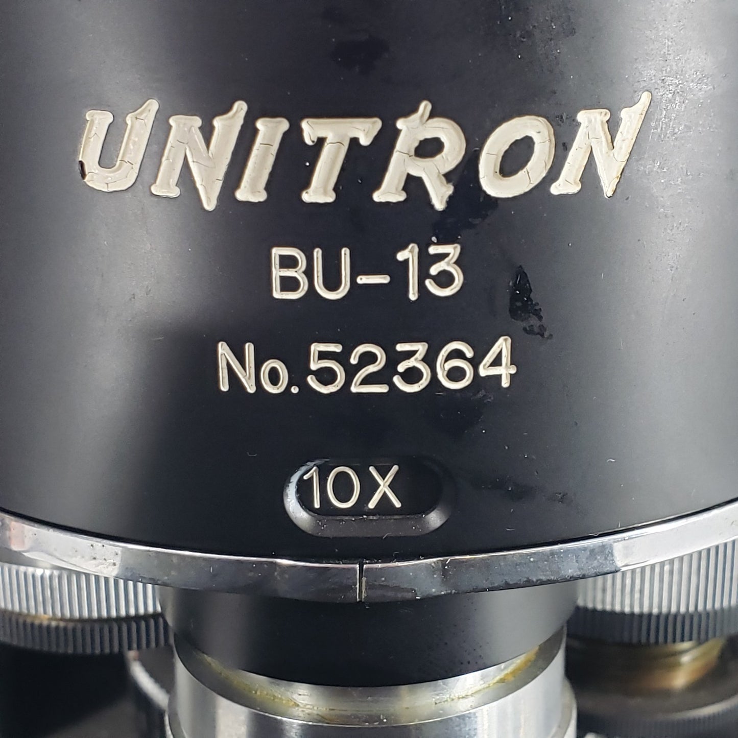 TESTED Vintage Unitron BU-13 Inverted Microscope BI-2272 10x-100x Objectives